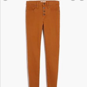 Madewell 9” mid rise skinny jeans